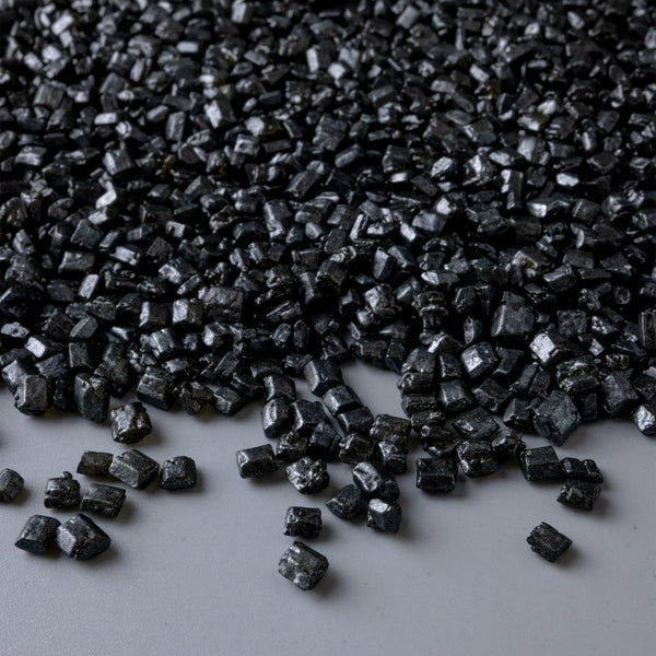 Black Metallic Pearl Sugar Rocks