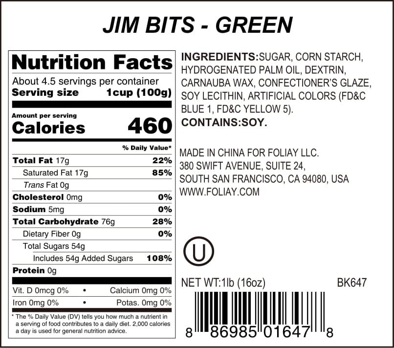Green Jimmies Sprinkles