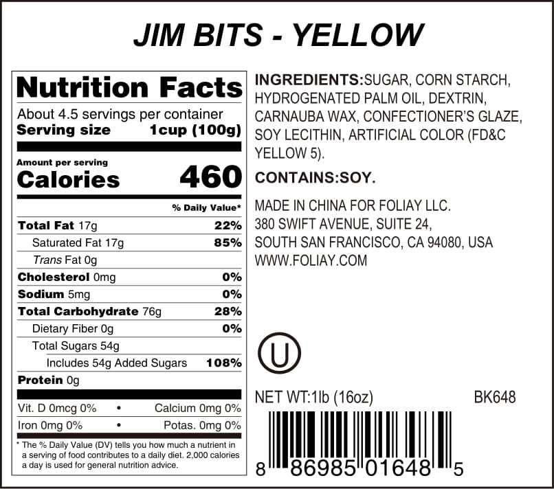 Yellow Jimmies Sprinkles