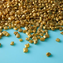 Load image into Gallery viewer, Gold Metallic Pearl Sugar Rocks