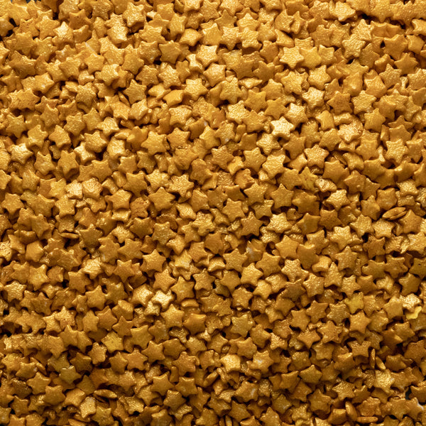 Gold Stars Quin Sprinkles