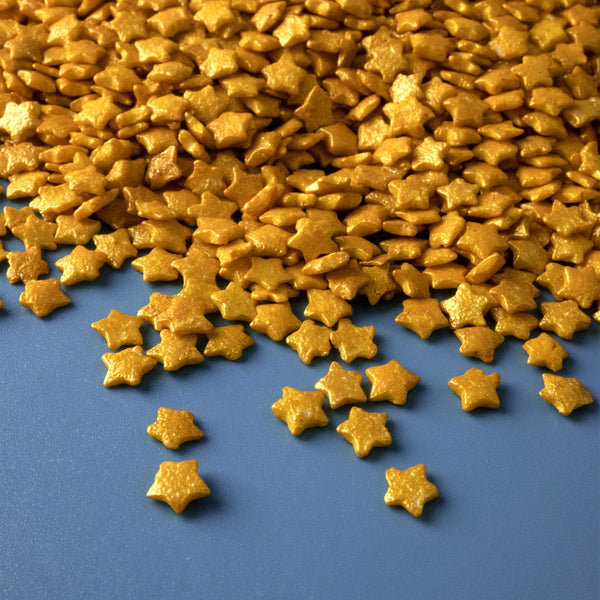 Gold Stars Quin Sprinkles