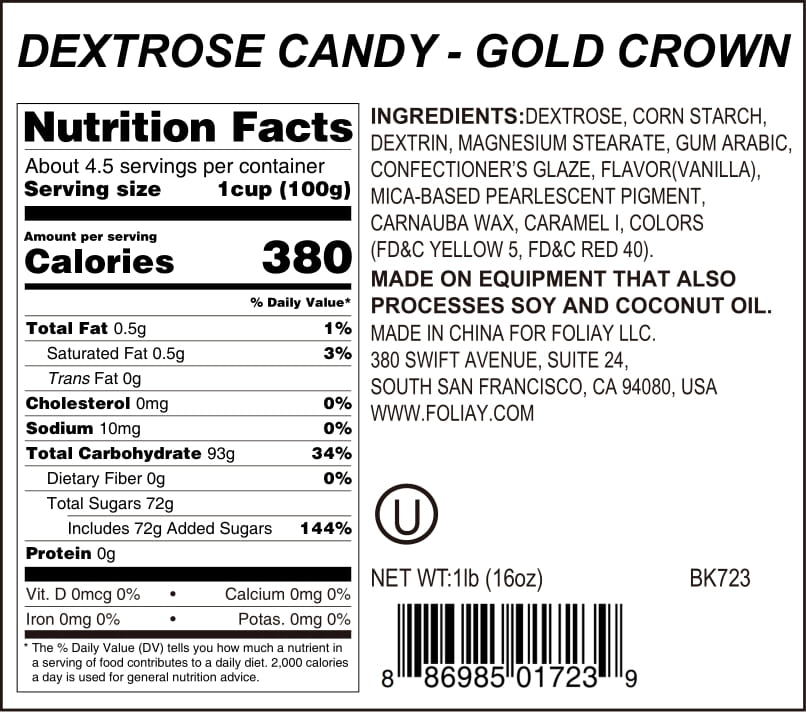 Gold Crowns Candy Sprinkles