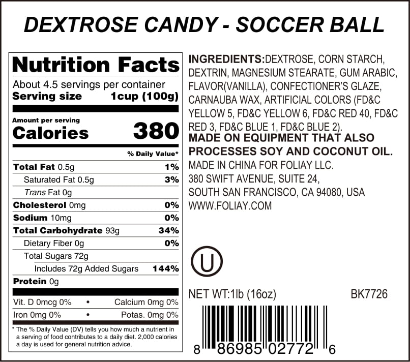 Soccer Ball Candy Sprinkles