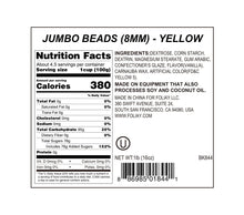 Load image into Gallery viewer, Yellow Sugar Pearls (8mm)