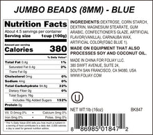 Load image into Gallery viewer, Blue Sugar Pearls (8mm)