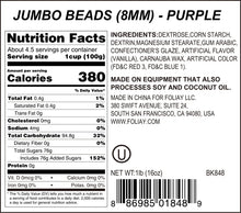 Load image into Gallery viewer, Purple Shimmer Sugar Pearls (8mm)