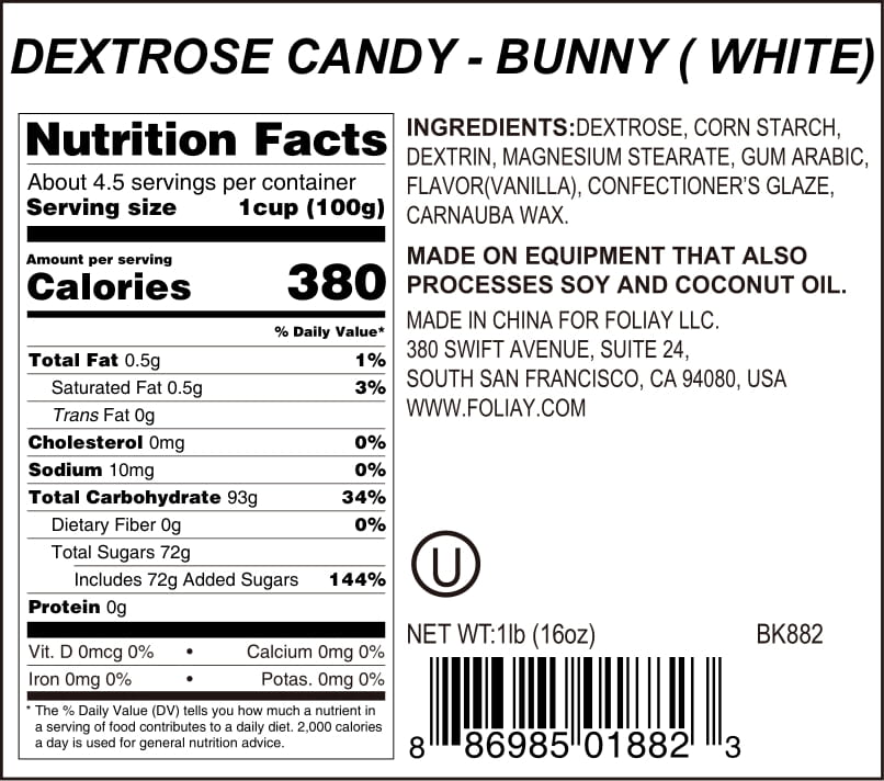 White Bunny Candy Sprinkles