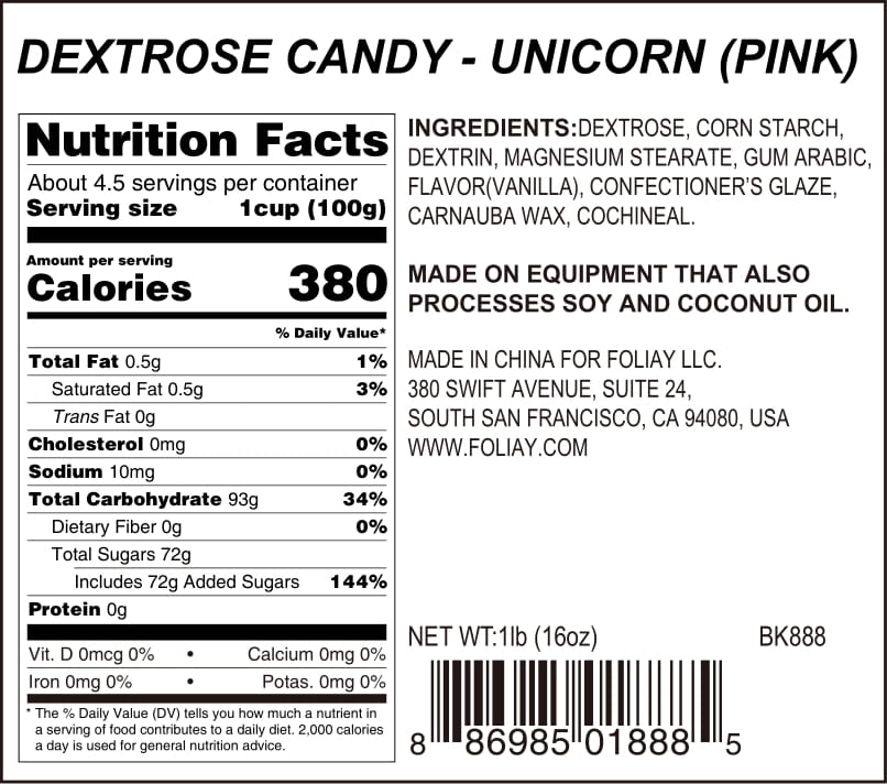 Pink Unicorn Candy Sprinkles
