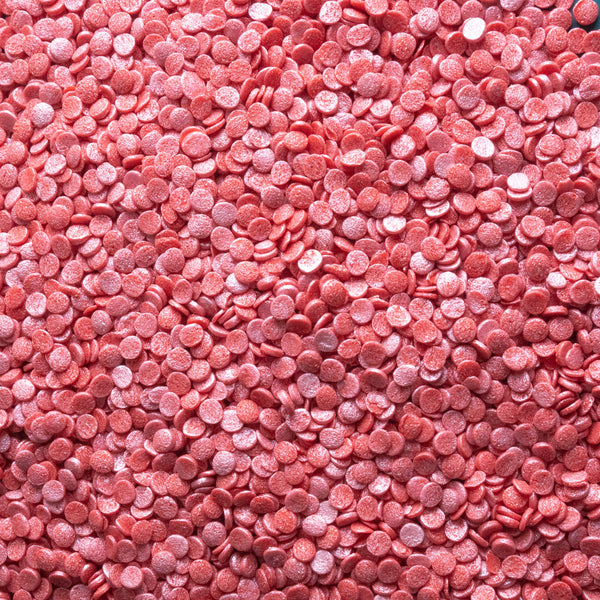Red Pearl Quin Sprinkles