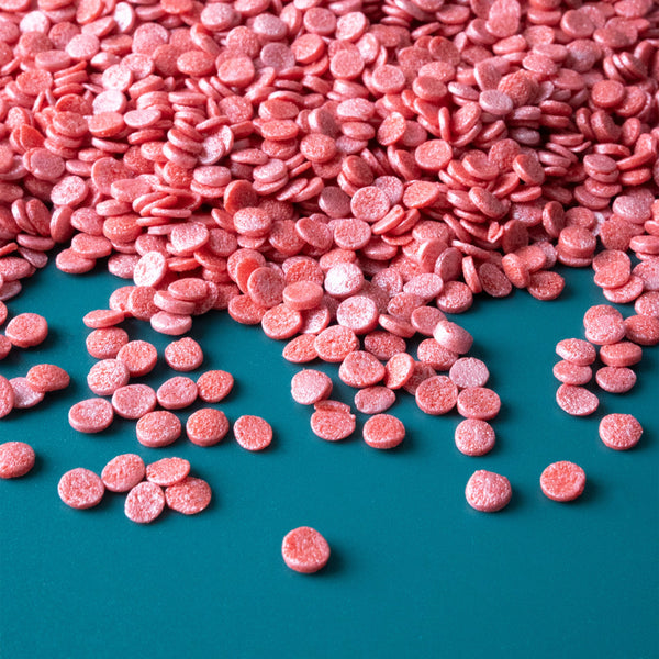 Red Pearl Quin Sprinkles