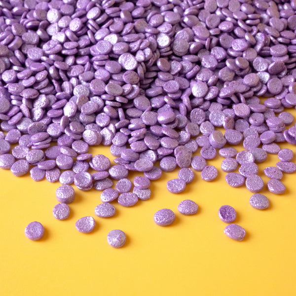 Purple Pearl Quin Sprinkles