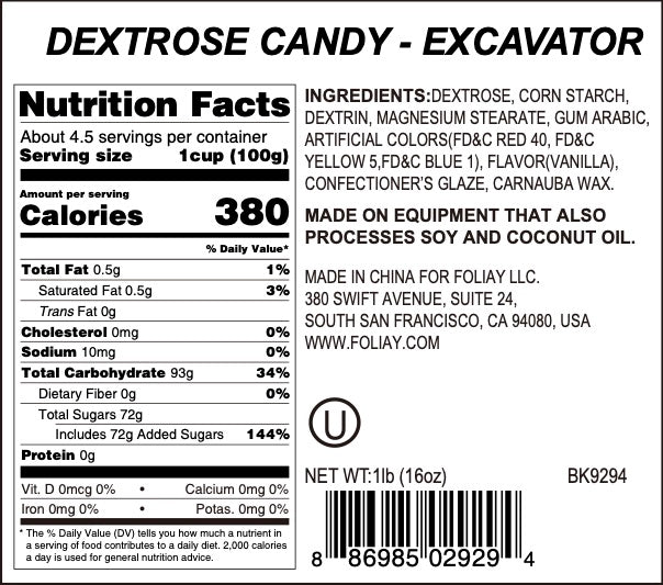 Excavator Candy Sprinkles