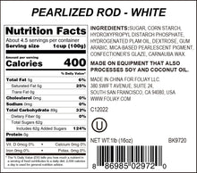 Load image into Gallery viewer, White Pearlized Rod