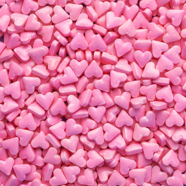 Pink Heart Candy Sprinkles
