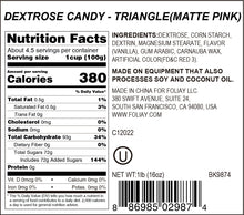 Load image into Gallery viewer, Pink Triangle Candy Sprinkles