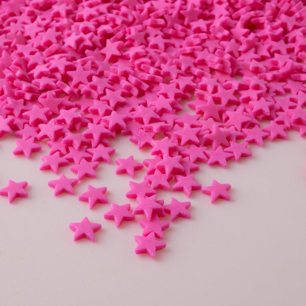 Pink Stars Quin Sprinkles