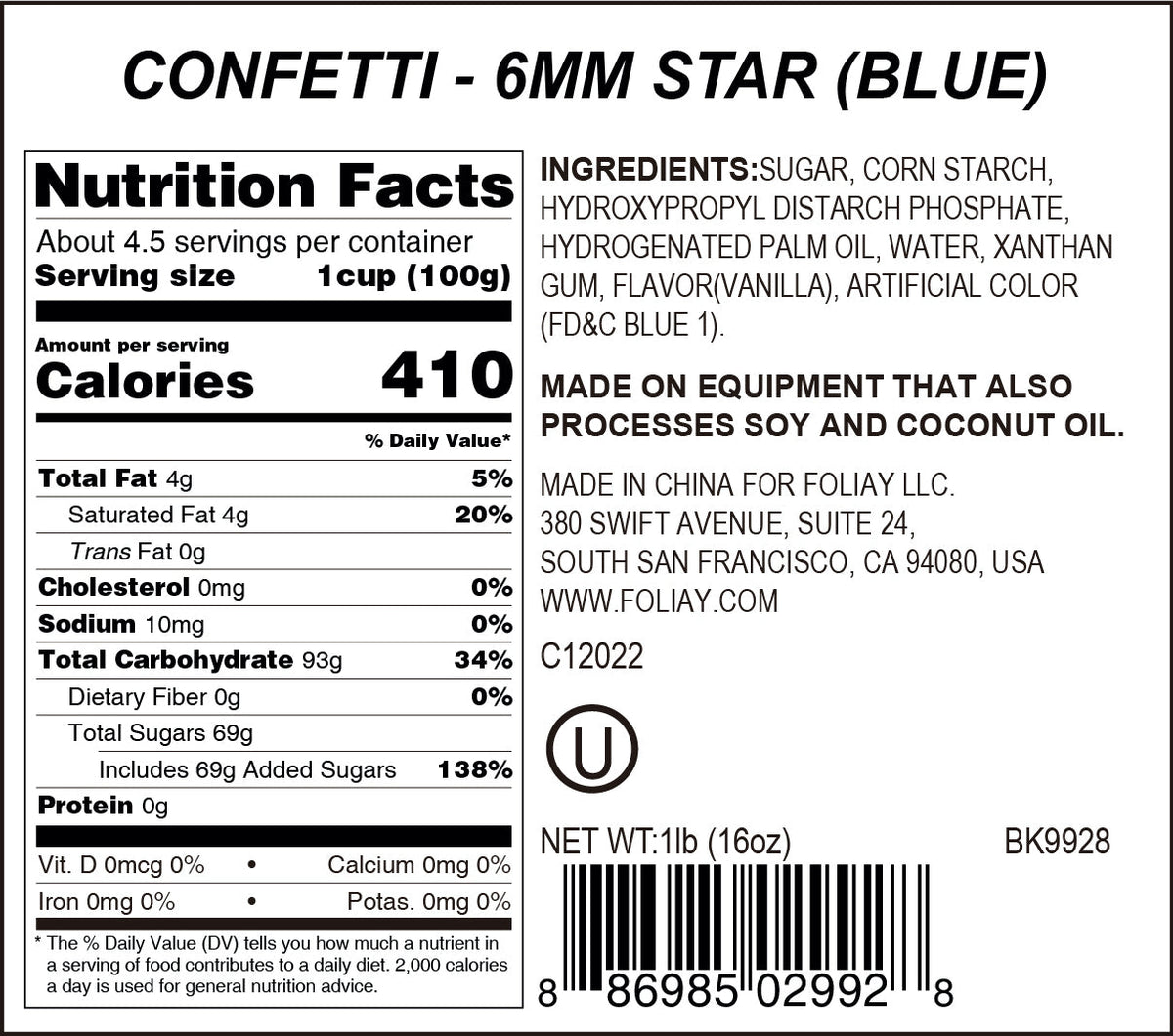Blue Stars Quin Sprinkles
