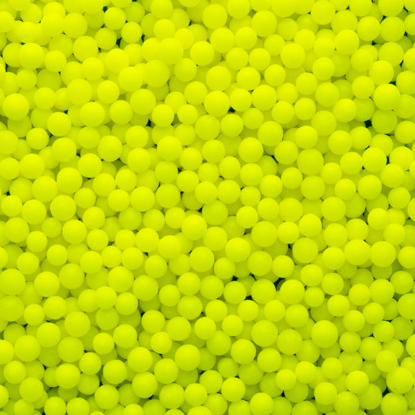 Neon Yellow Glow In The Dark Sugar Pearls