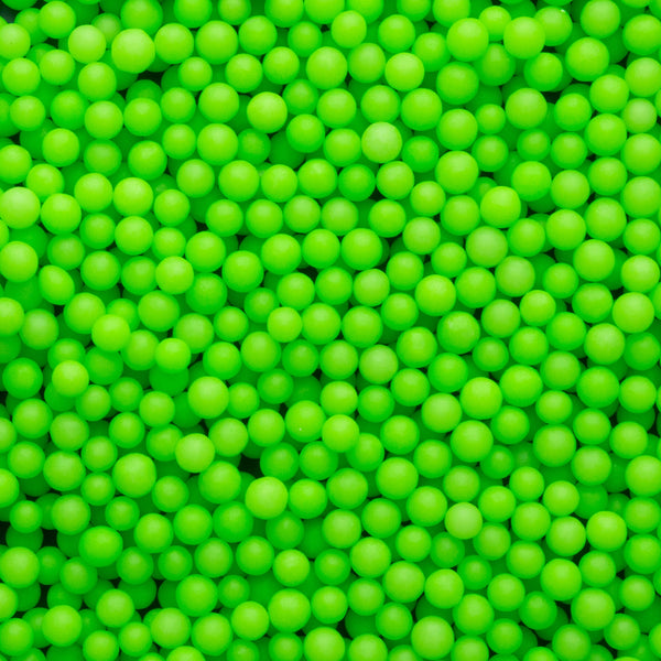 Neon Green Glow In The Dark Sugar Pearls