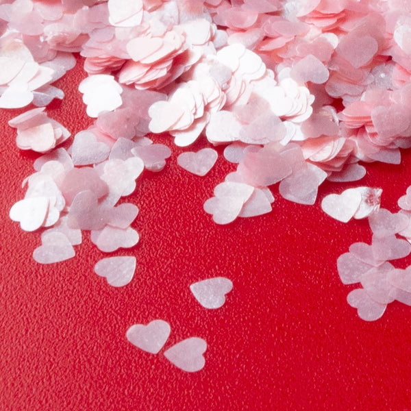 Edible Sequins Pink Heart