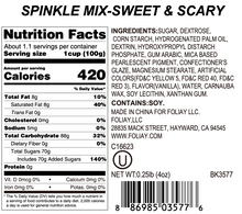 Load image into Gallery viewer, Sweet & Scary Sprinkle Mix