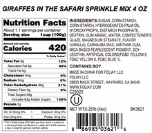 Load image into Gallery viewer, Giraffes In The Safari Sprinkle Mix