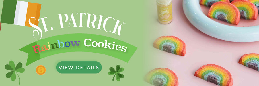 St. Patrick’s Day Rainbow Cookies Recipe