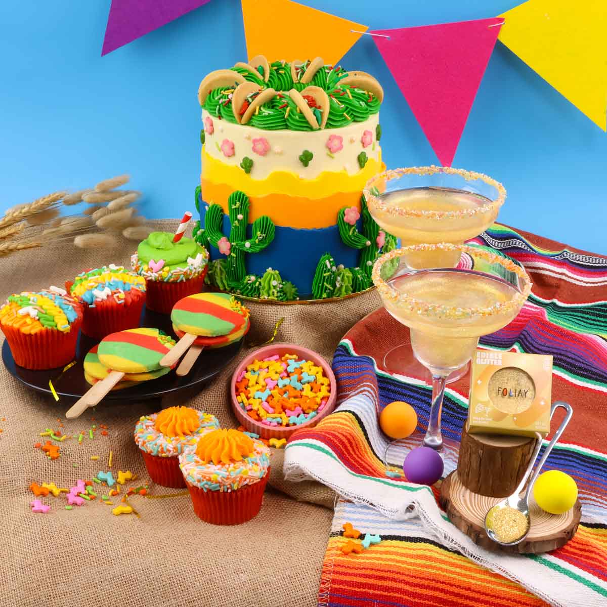 Cinco de Mayo Cake Sprinkles