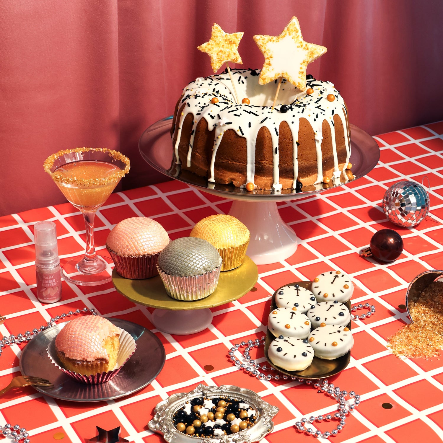 New Year Cake Sprinkles