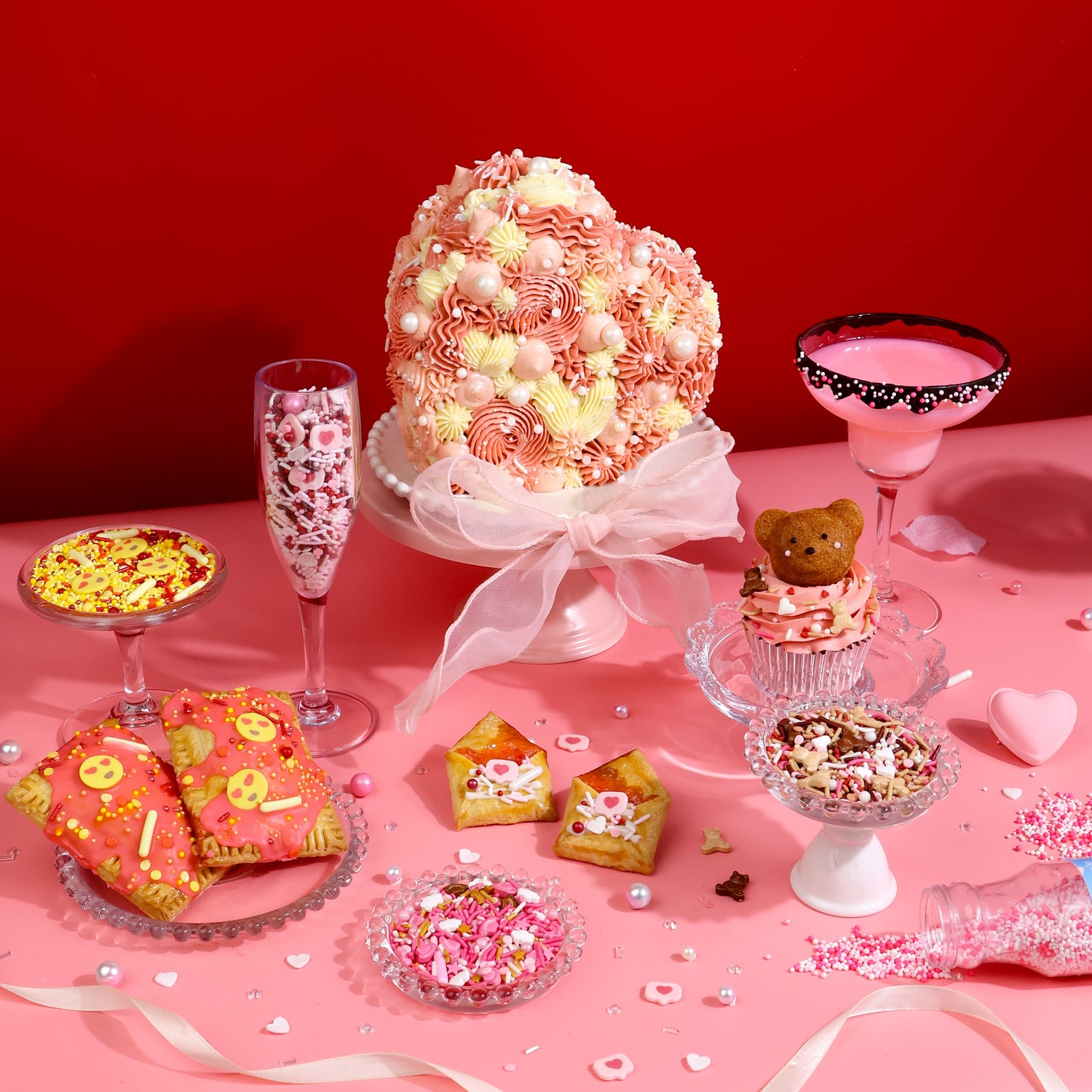 Valentine's Day Cake Sprinkles