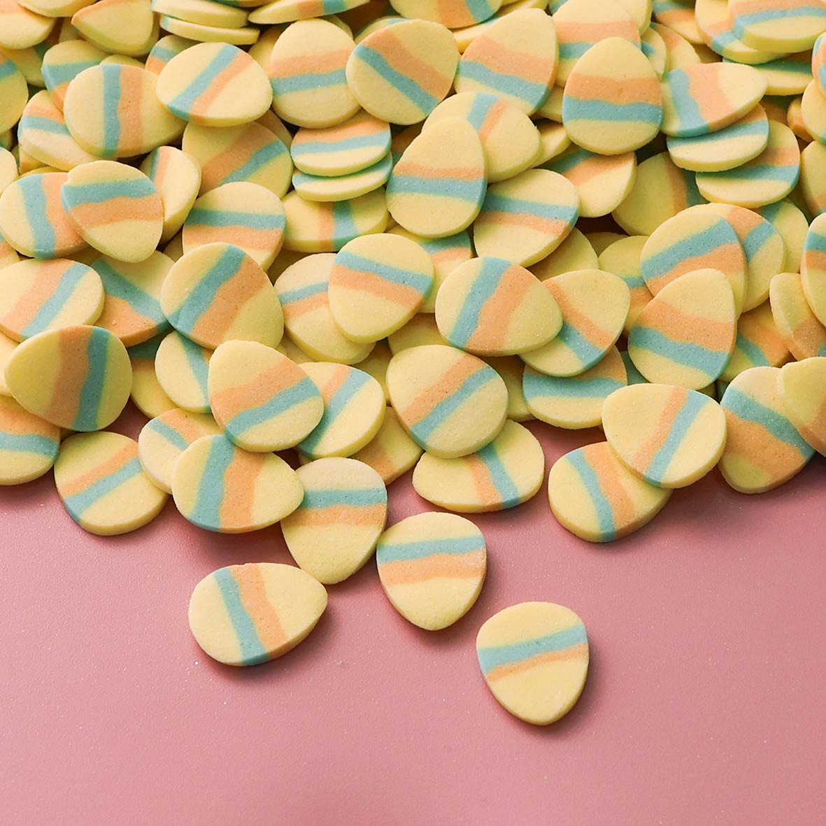 Yellow Easter Egg Edible Cake Decoration