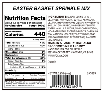 Easter Basket Sprinkle Mix