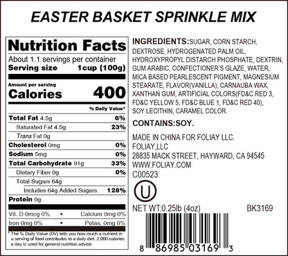 Easter Basket Sprinkle Mix