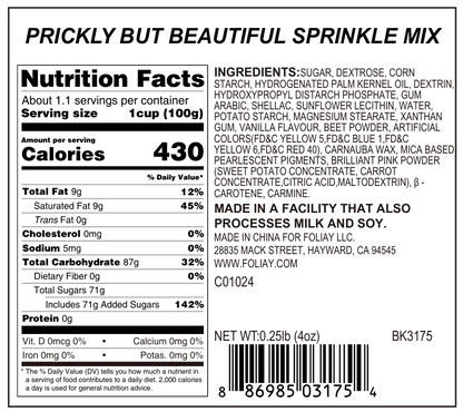 Prickly But Beautiful Sprinkle Mix