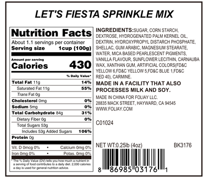 Let's Fiesta Sprinkle Mix