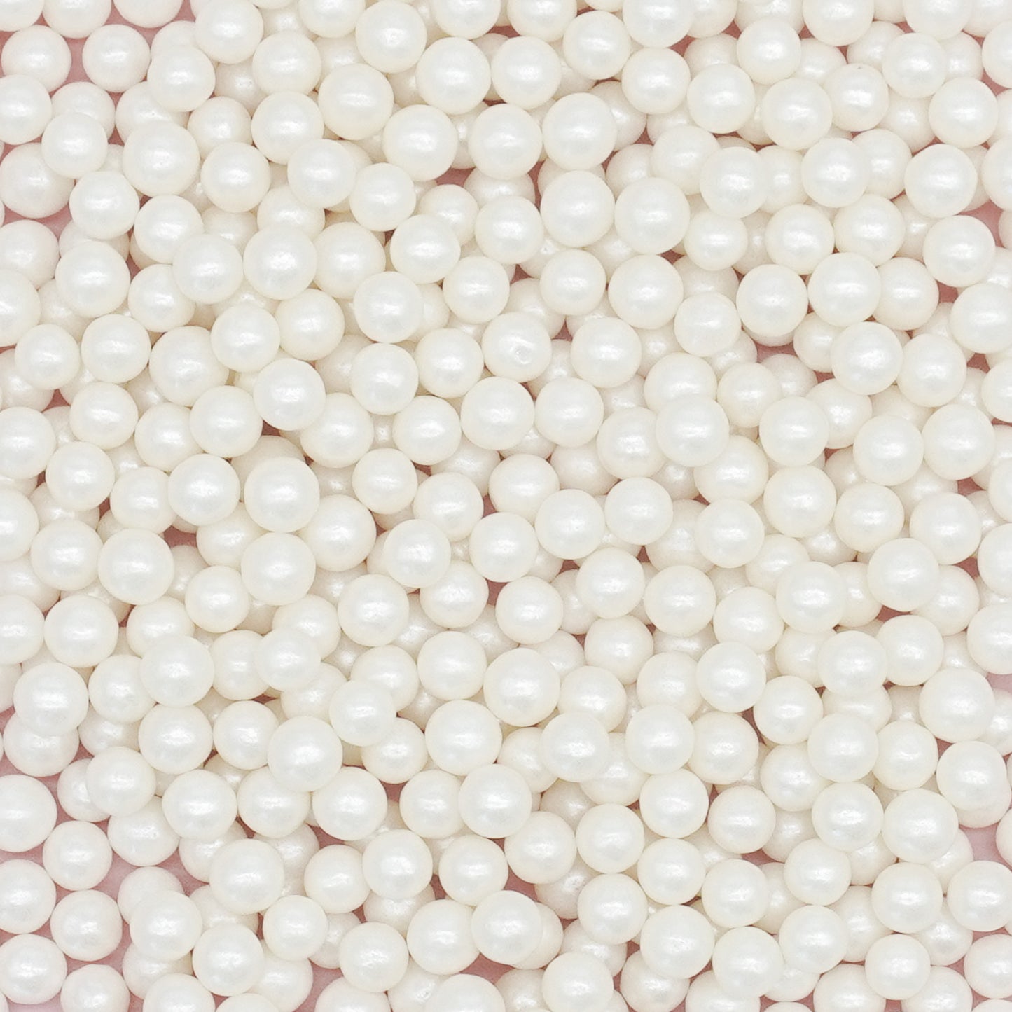 White Shimmer Sugar Pearls (7mm)