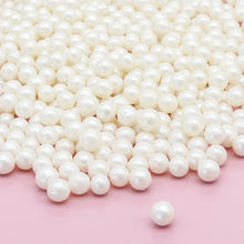 Load image into Gallery viewer, White Shimmer Sugar Pearls (7mm)
