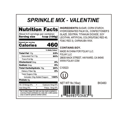 Valentine Jimmies Mix