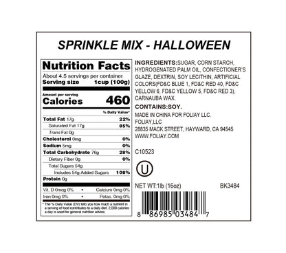 Halloween Jimmies Mix