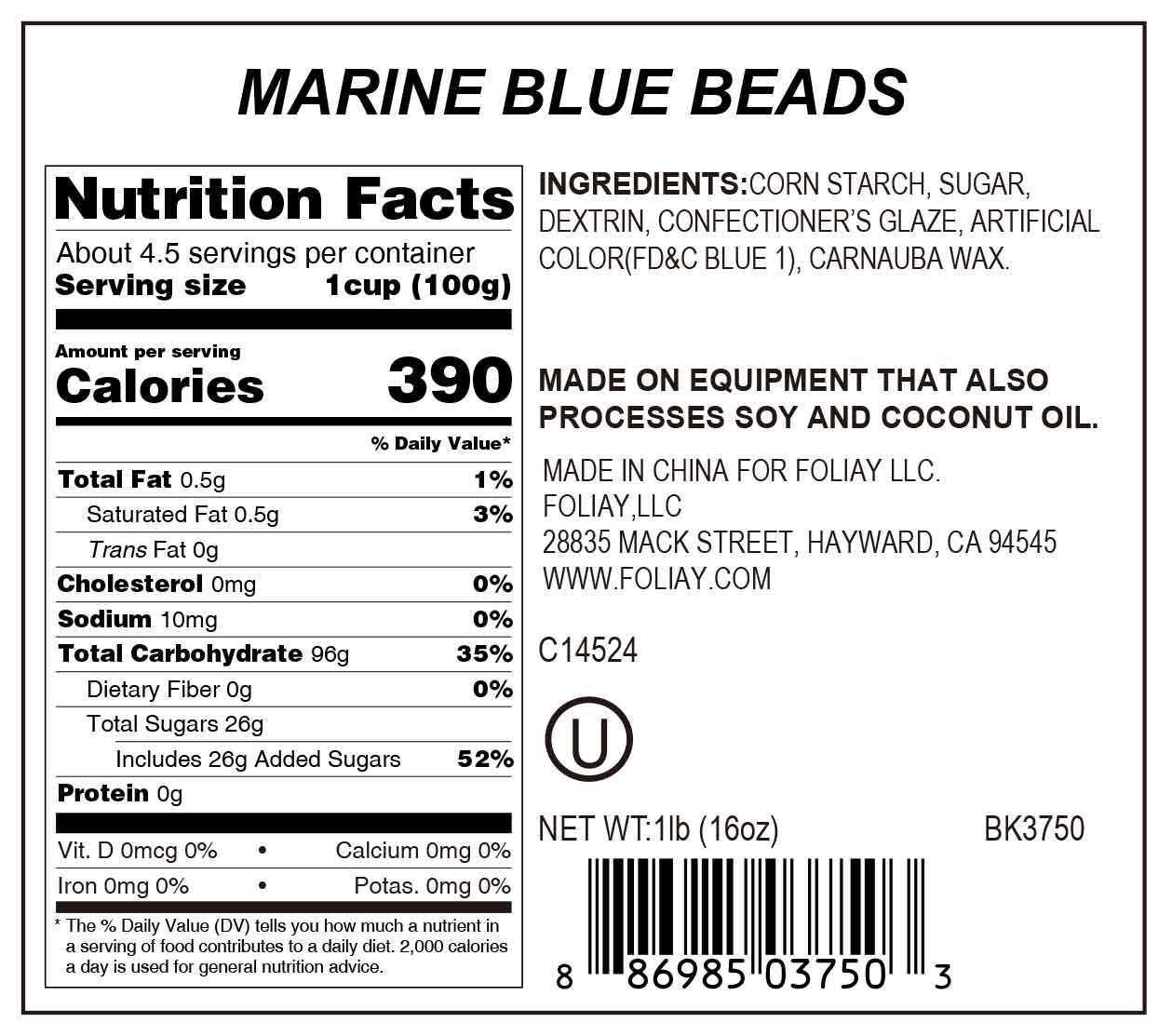 Marine Blue Nonpareils