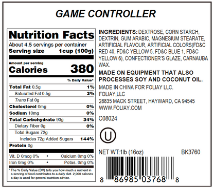 Gaming Controller Candy Sprinkles
