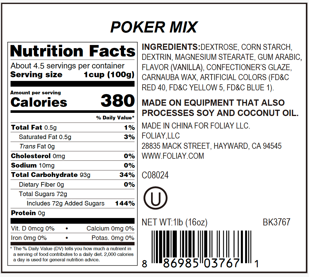 Poker Candy Sprinkles