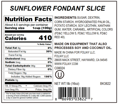 Sunflower Edible Cake Decoration