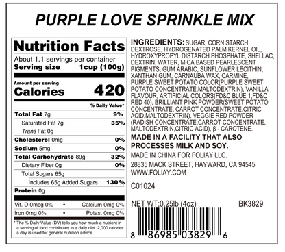 Purple Love Sprinkle Mix