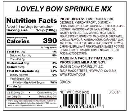 Lovely Bow Sprinkle Mix