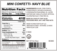 Load image into Gallery viewer, Navy Blue Quin Sprinkles
