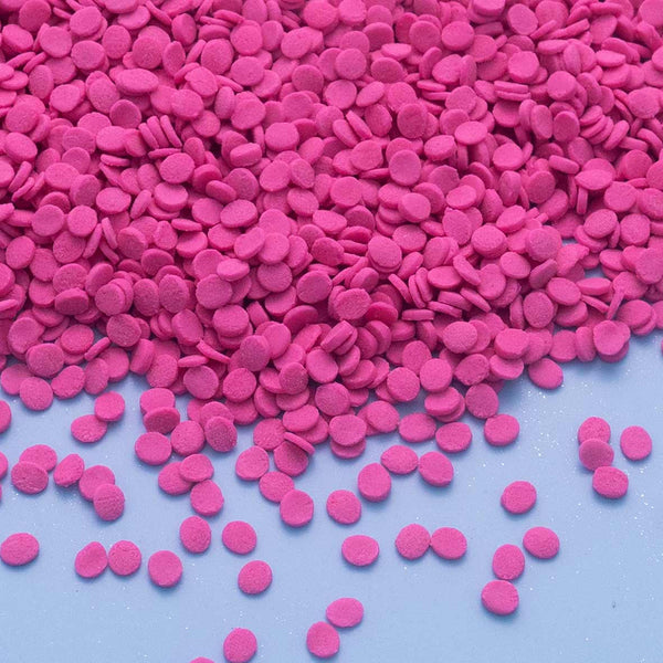 Neon Pink Sequins Confetti Sprinkes