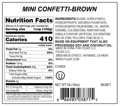 Brown Quin Sprinkles
