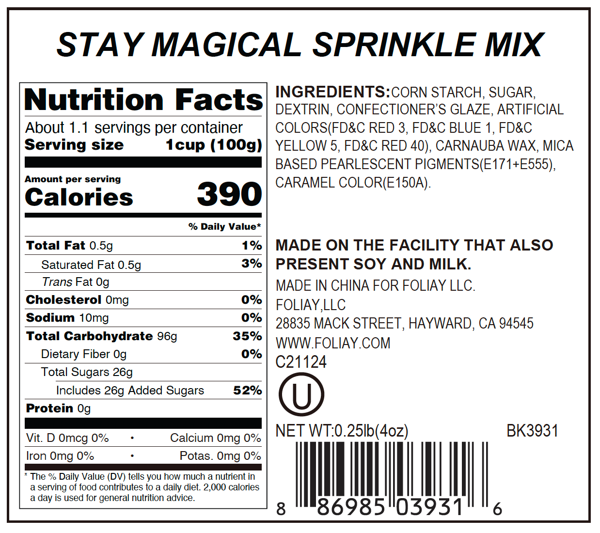 Stay Magical Nonpareils Mix